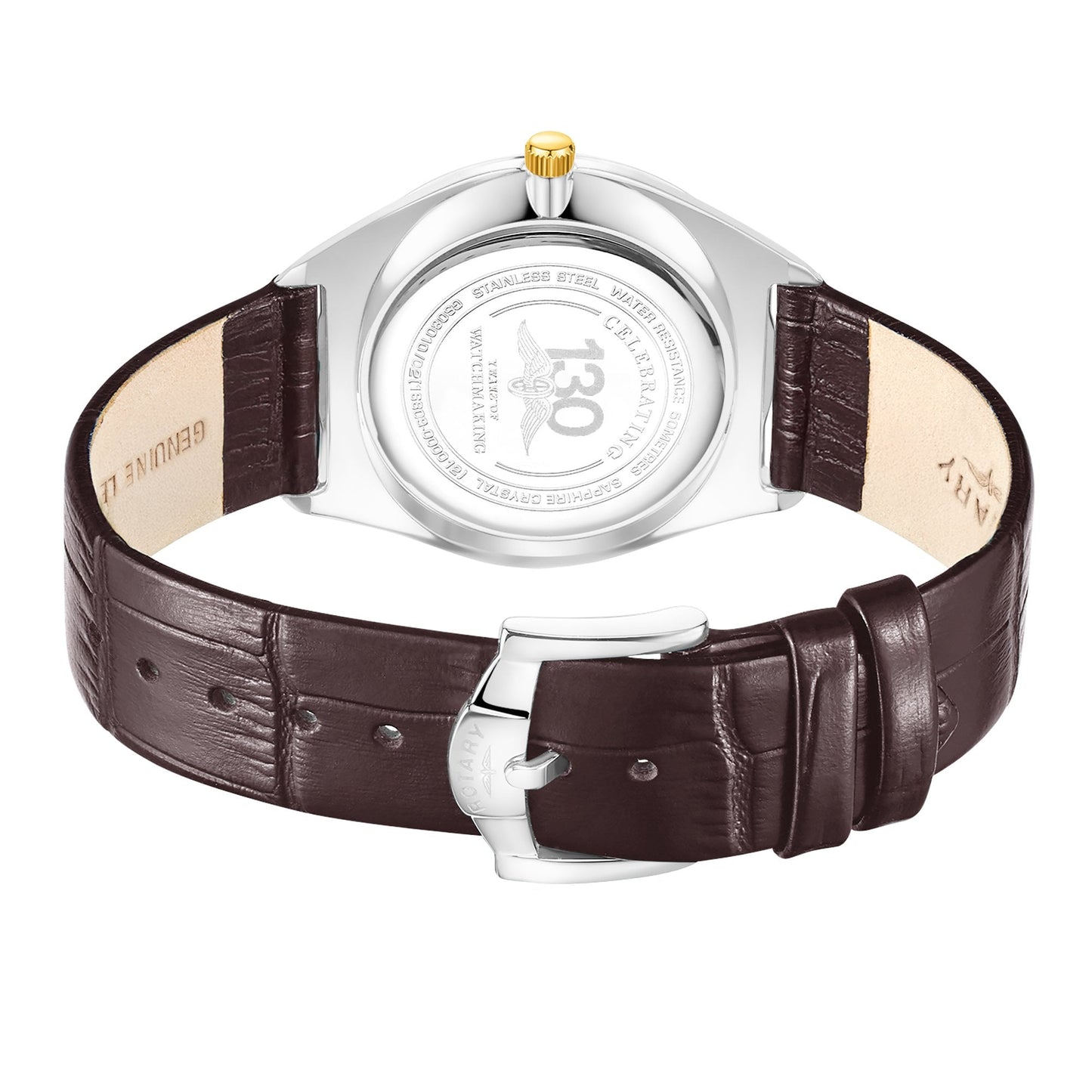 Gents Stainless Steel Ultra Slim Battery Watch, Strap GS08010/02