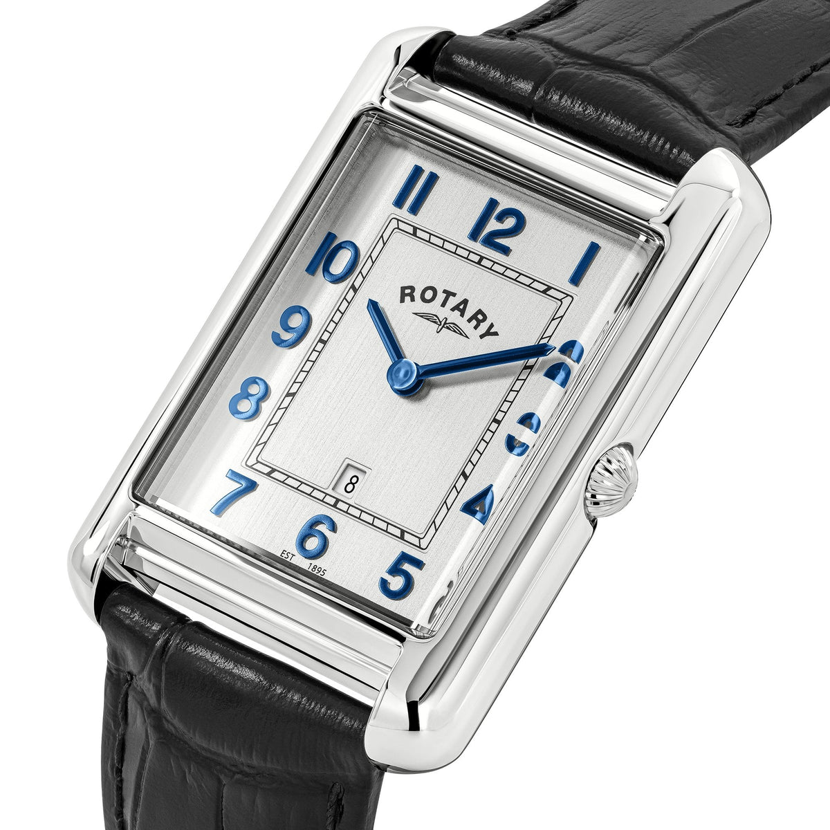 Gents Steel Battery Watch on Strap with Date Astoria GS05280/70