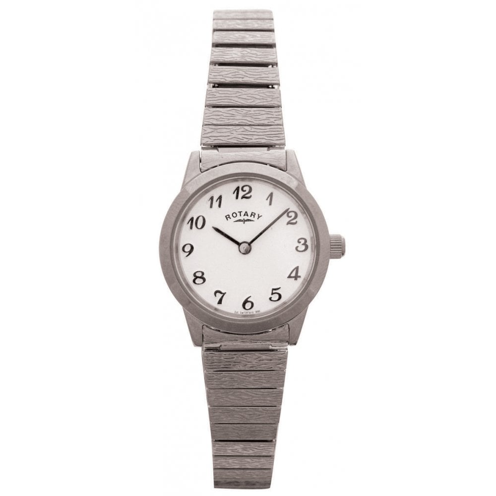 Ladies Steel Rotary watch on Expanding Bracelet RLB10029/01