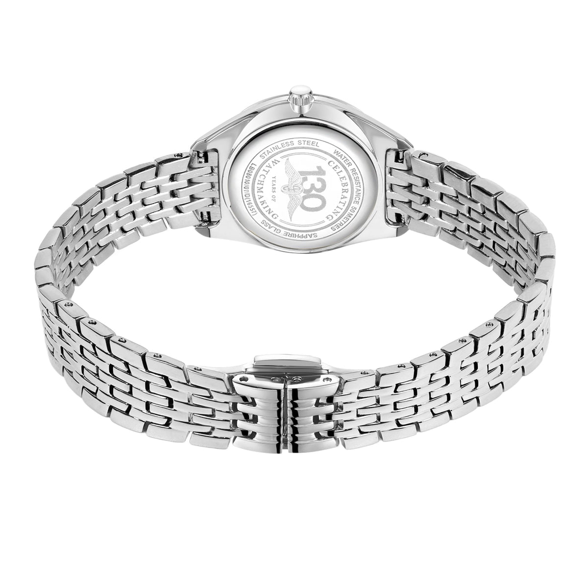 Ladies Steel Ultra Slim Battery Watch on Bracelet LB08010/07/D