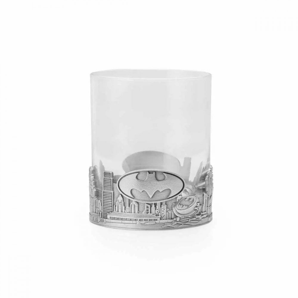 Pewter & Glass Batman Gotham City Tumbler 0124036