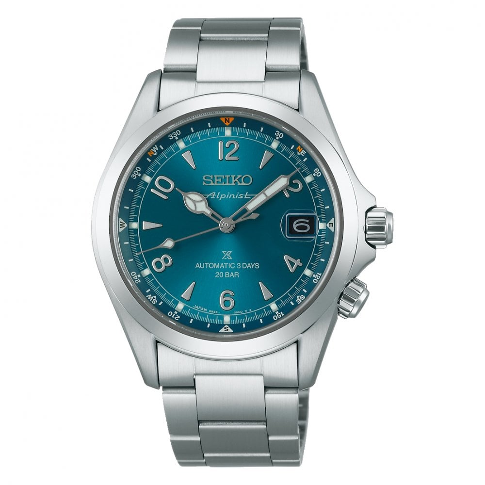 Gents Prospex Steel Automatic Bracelet Watch Alpinist SPB503J1