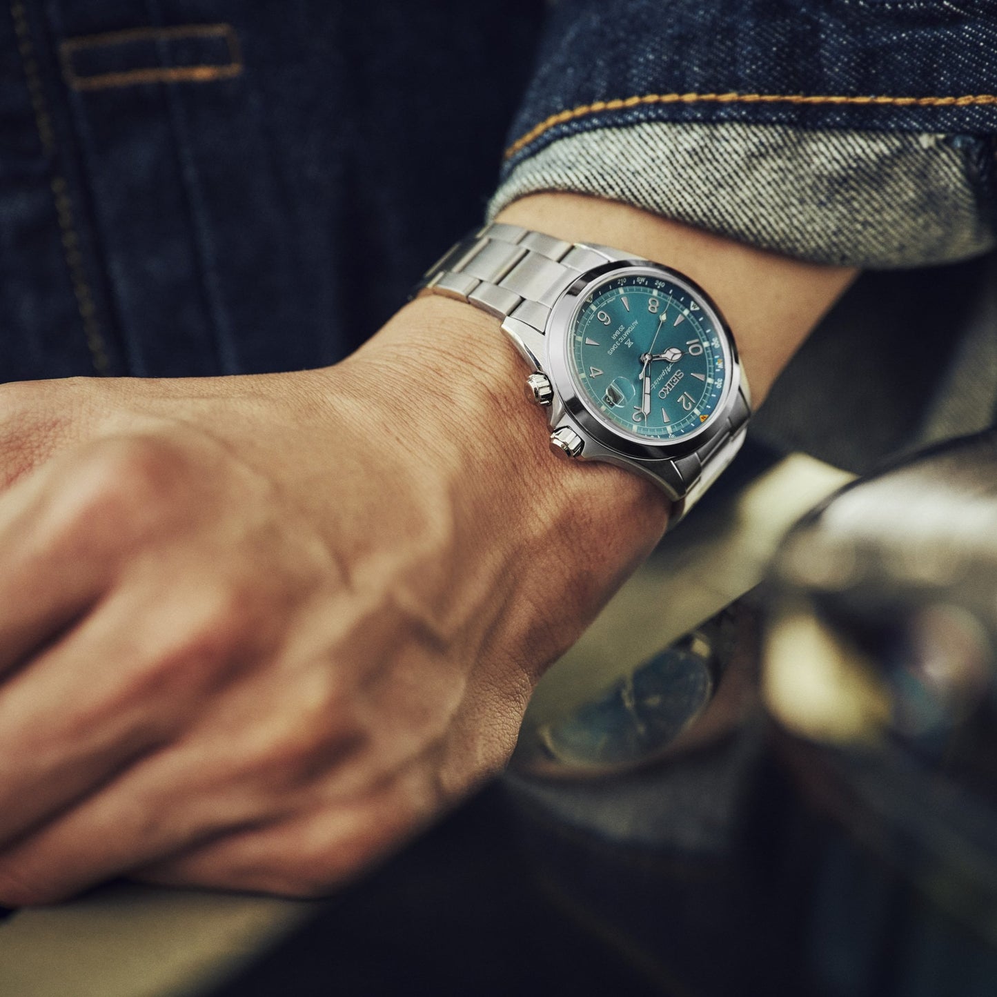 Gents Prospex Steel Automatic Bracelet Watch Alpinist SPB503J1