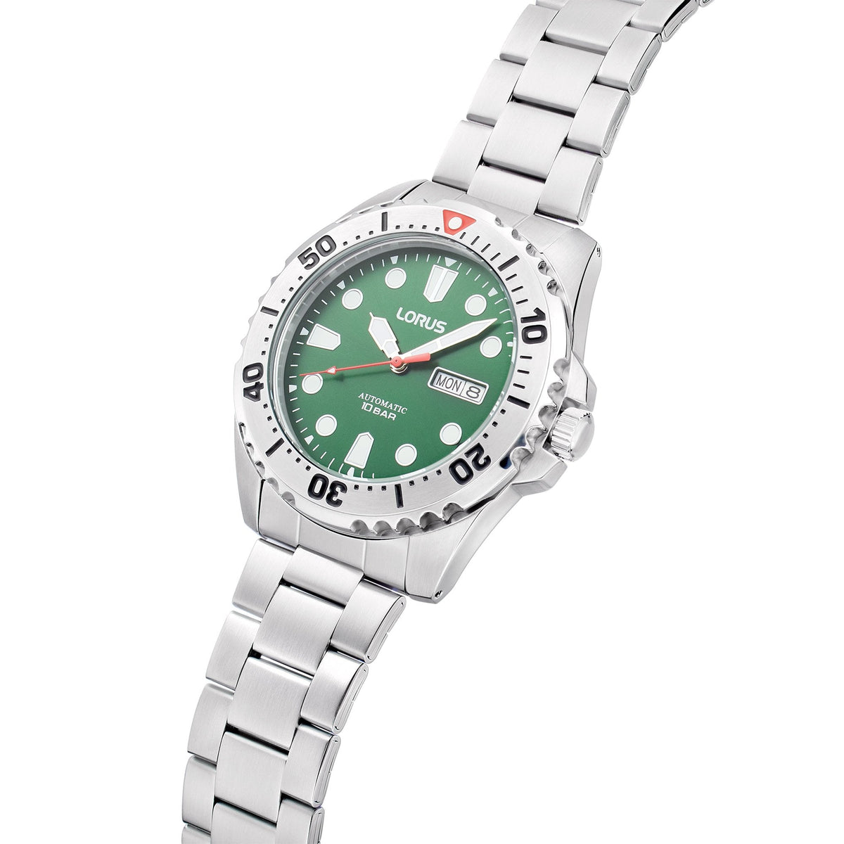 Gents Automatic Green & Red Power Sports Watch RL475BX9