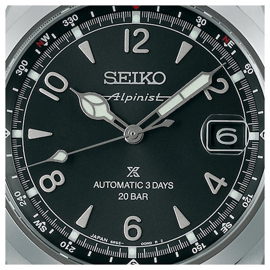 Prospex Steel Automatic Alpinist Watch Summit Black SPB505J1