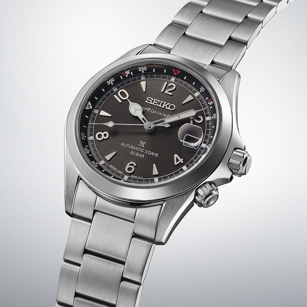 Prospex Steel Automatic Alpinist Watch Summit Black SPB505J1