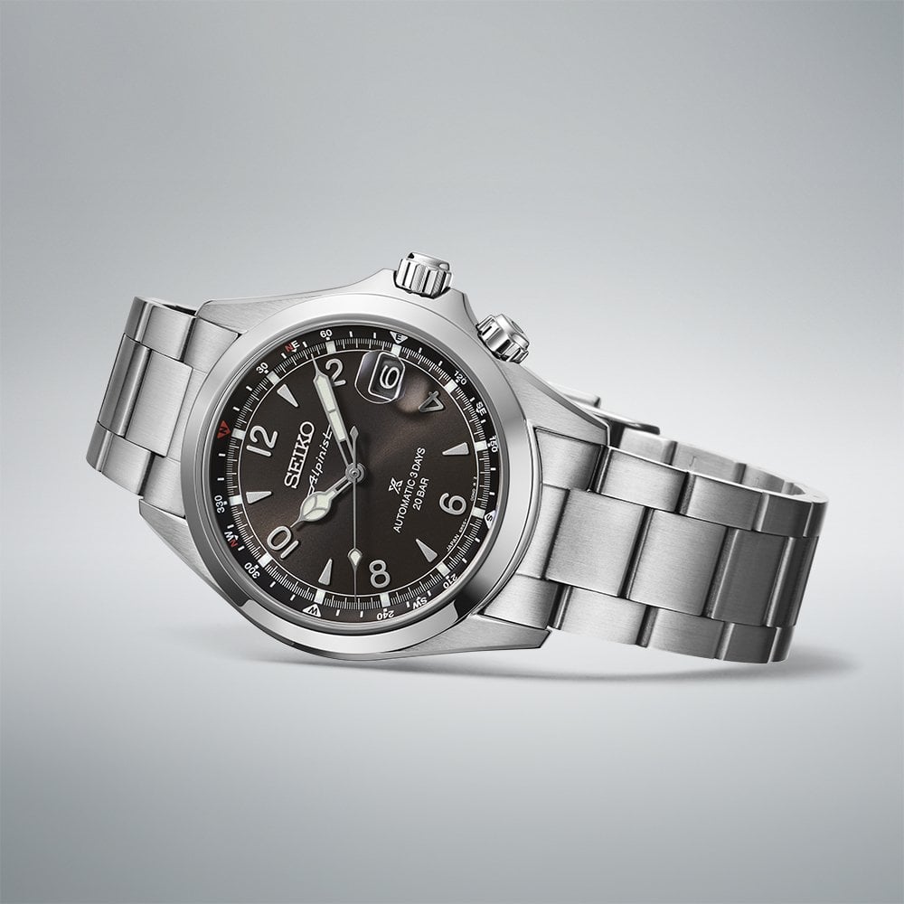 Prospex Steel Automatic Alpinist Watch Summit Black SPB505J1