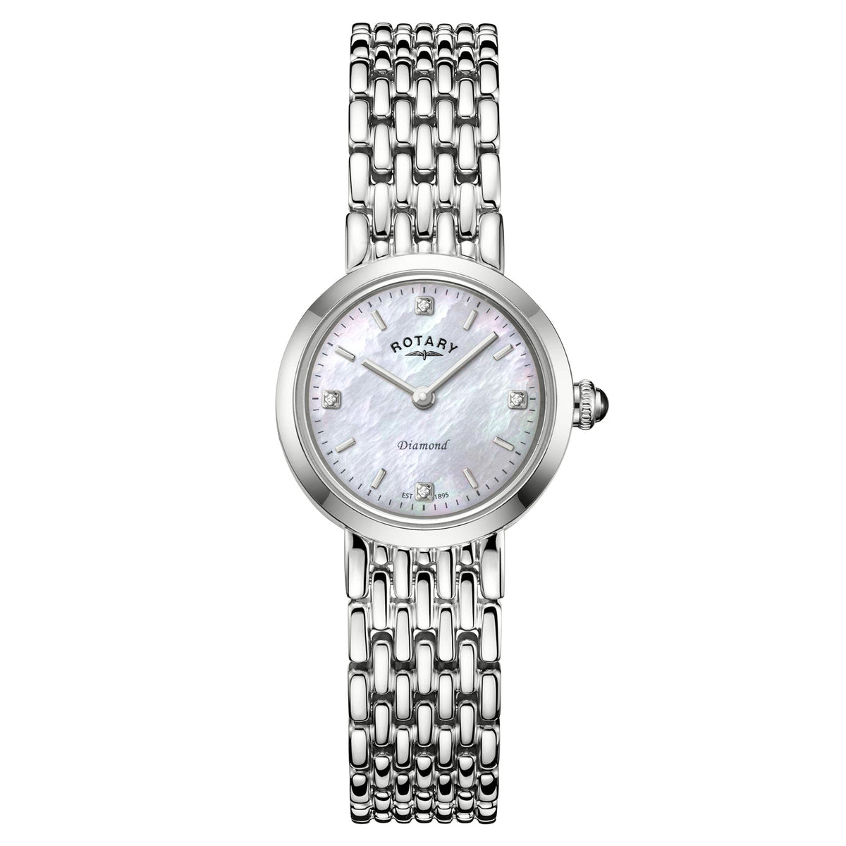 Ladies Steel Battery Dress Watch on Bracelet LB00899/07/D
