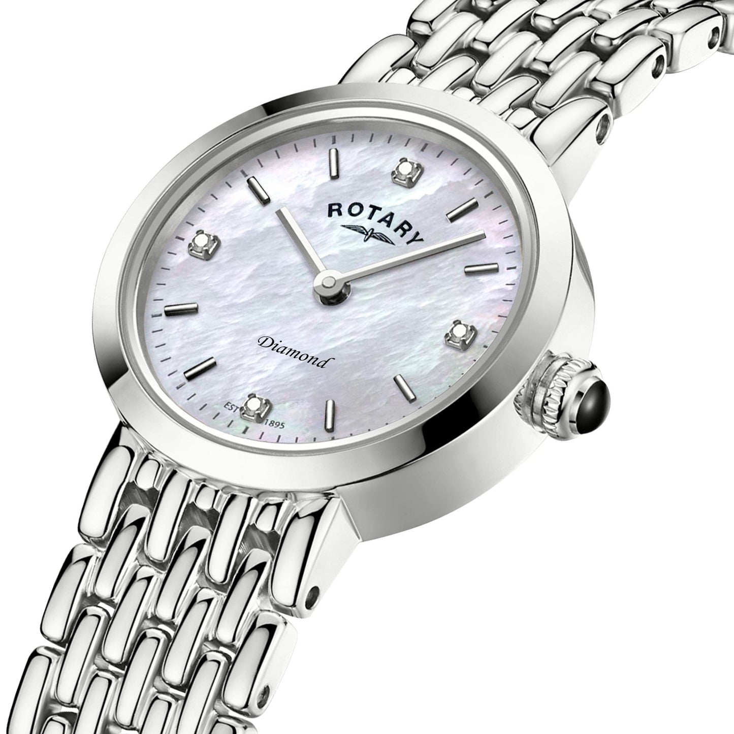 Ladies Steel Battery Dress Watch on Bracelet LB00899/07/D
