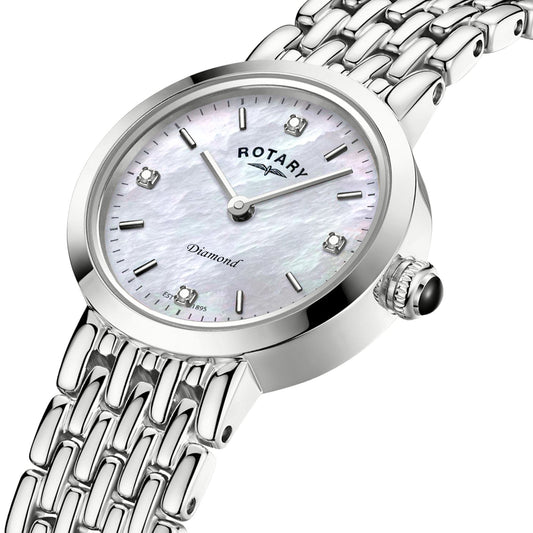 Ladies Steel Battery Dress Watch on Bracelet LB00899/07/D