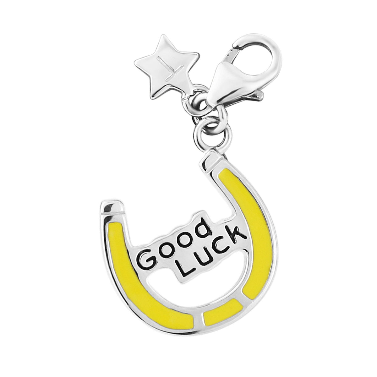 Ladies Sterling Silver Good Luck Horseshoe Charm SCH303