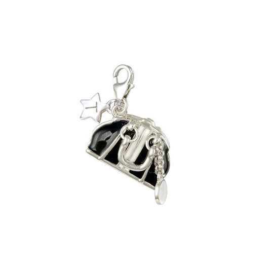 Ladies Sterling Silver Bag Clip-on Charm SCH8
