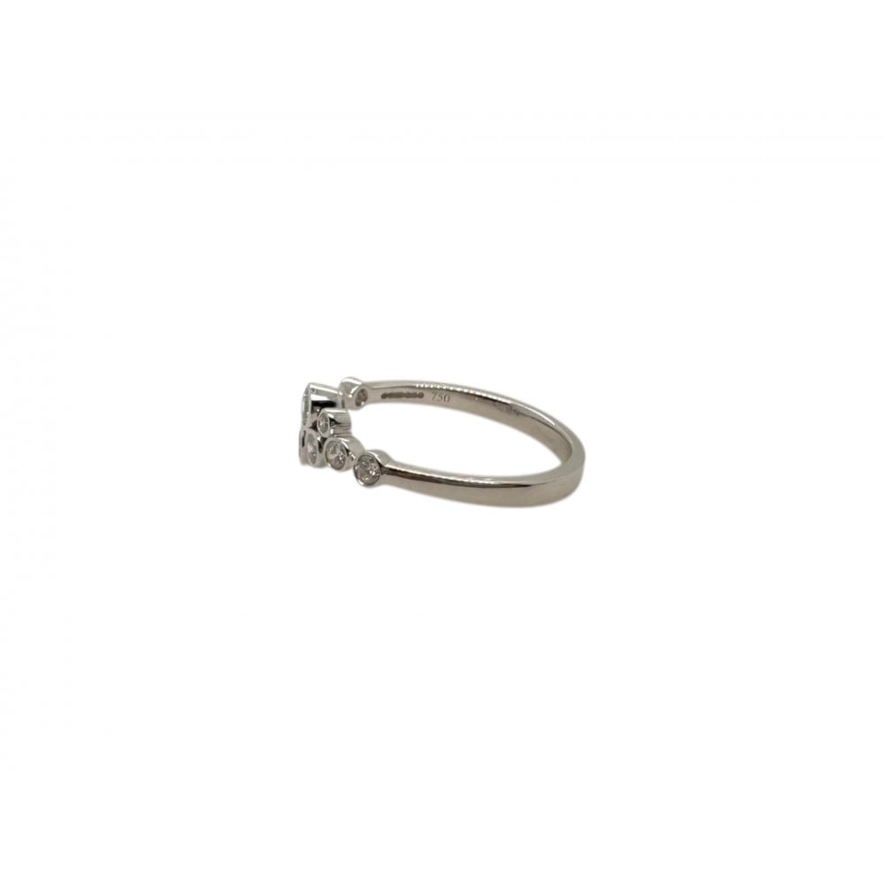 Ladies 18ct White Gold Diamond Dress Ring