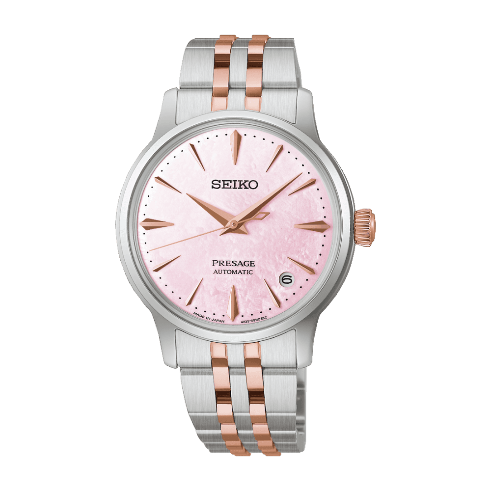 Presage Ladies Two Tone Automatic Watch Springtime SRPM06J1