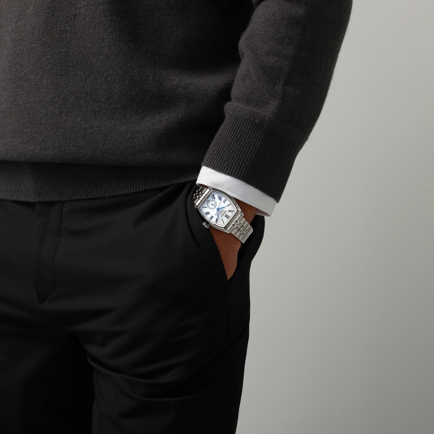 Presage Classic Series Gents Automatic Watch Tonneau SPB537J1