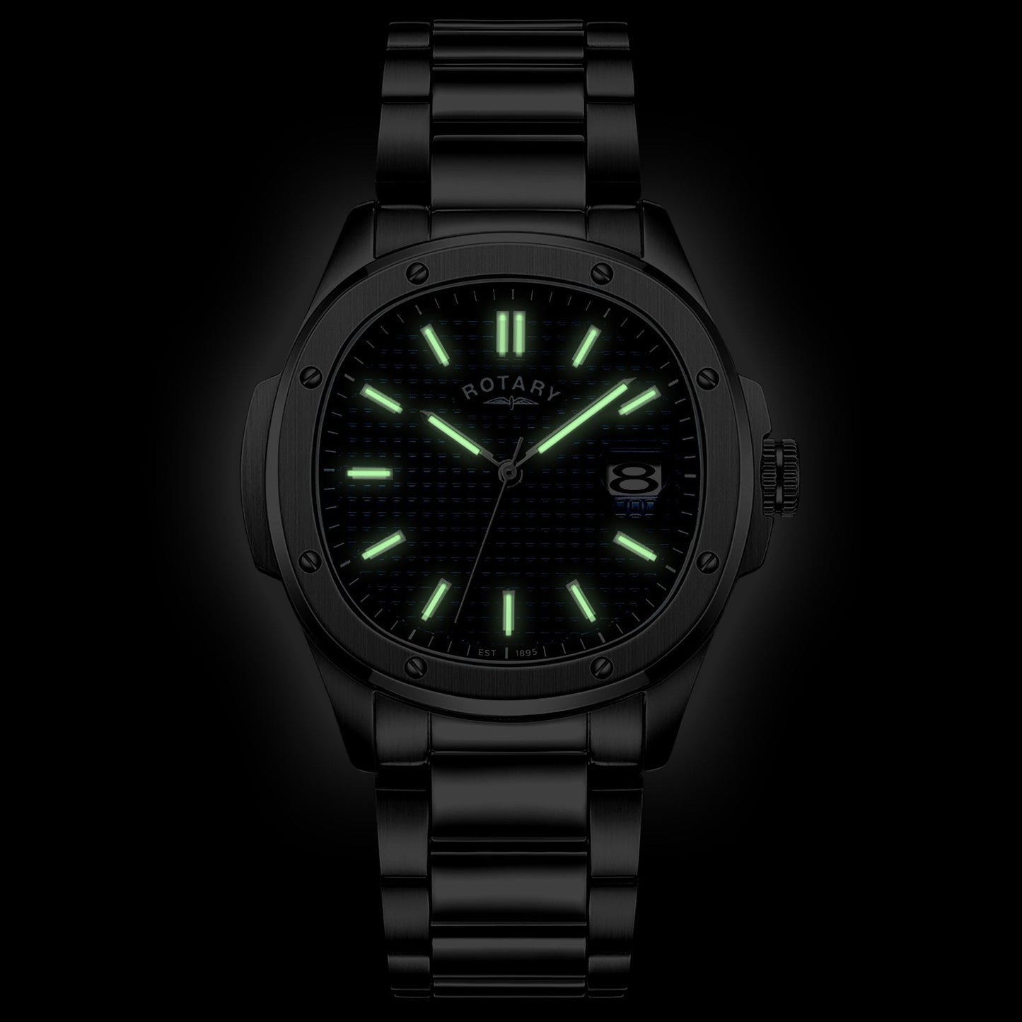 Gents Stainless Steel Battery Watch, Bracelet Apex100 GB05575/05