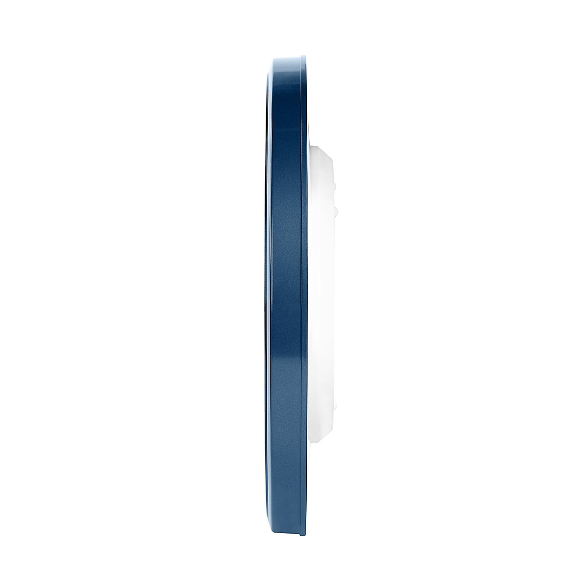 Round Blue Quartz Battery Wall Clock, Clear Numbers QHA019L
