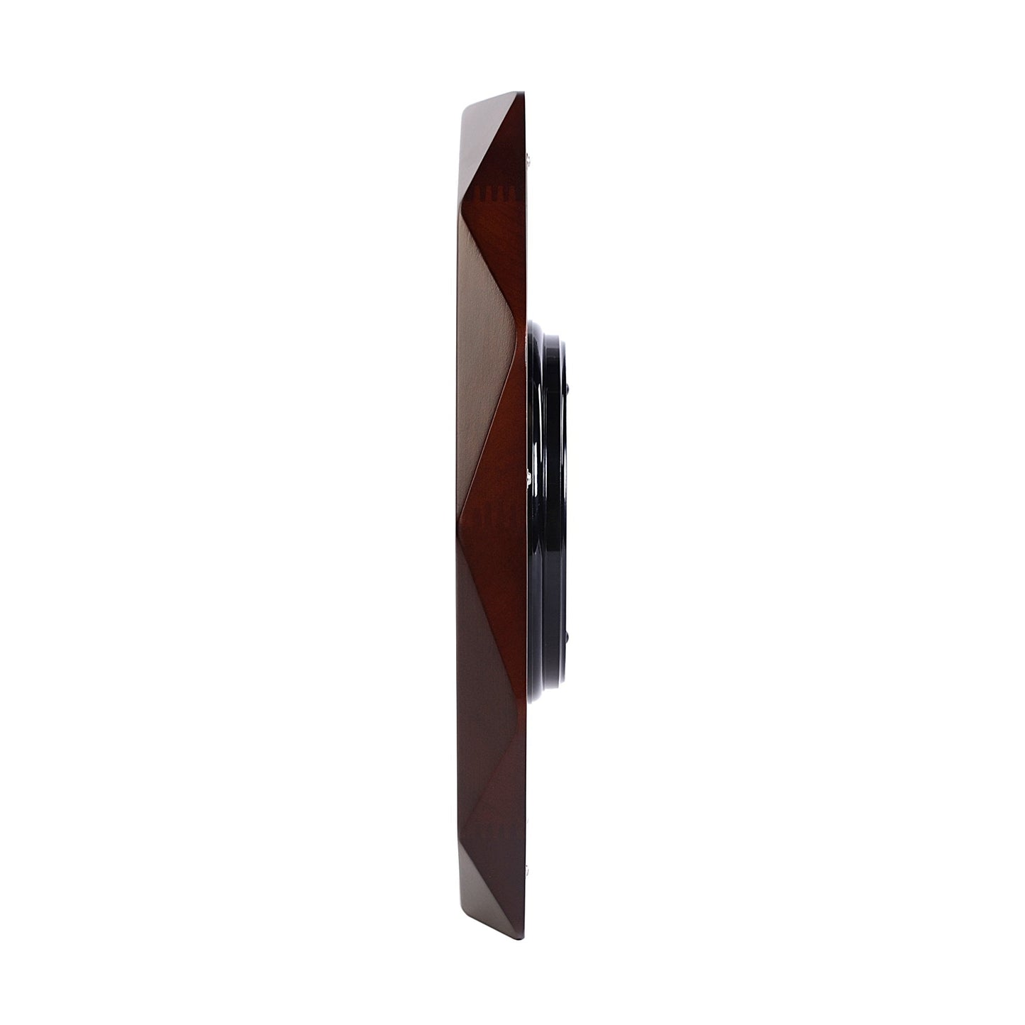 Wooden Hexagonal Battery Wall Clock QXA863B