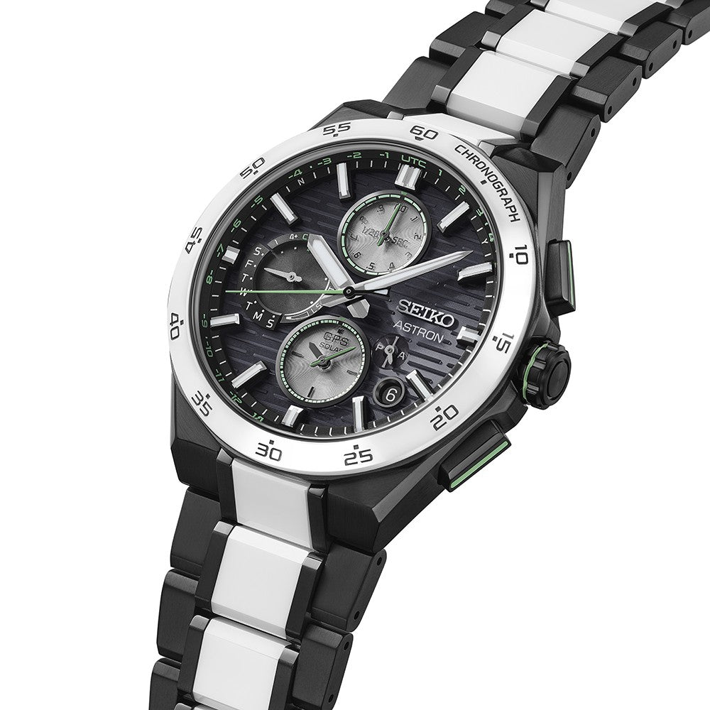 Future Innovation GPS Solar Chronograph Titanium Watch SSH185J1