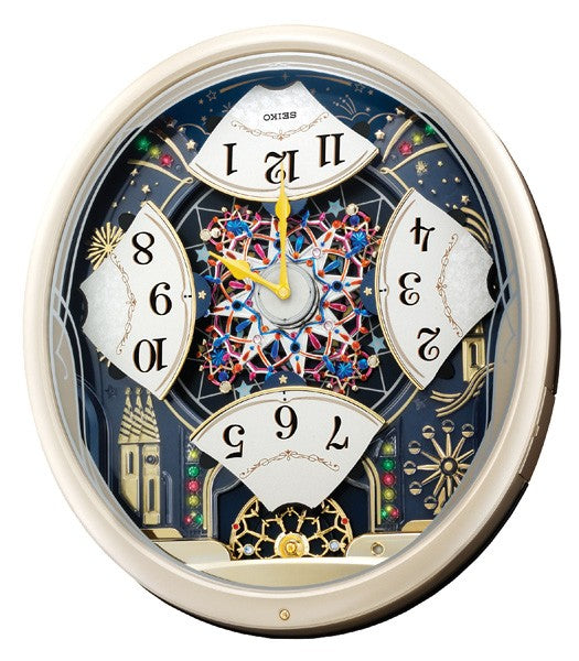 Melodies in Motion Musical Wall Clock QXM239S