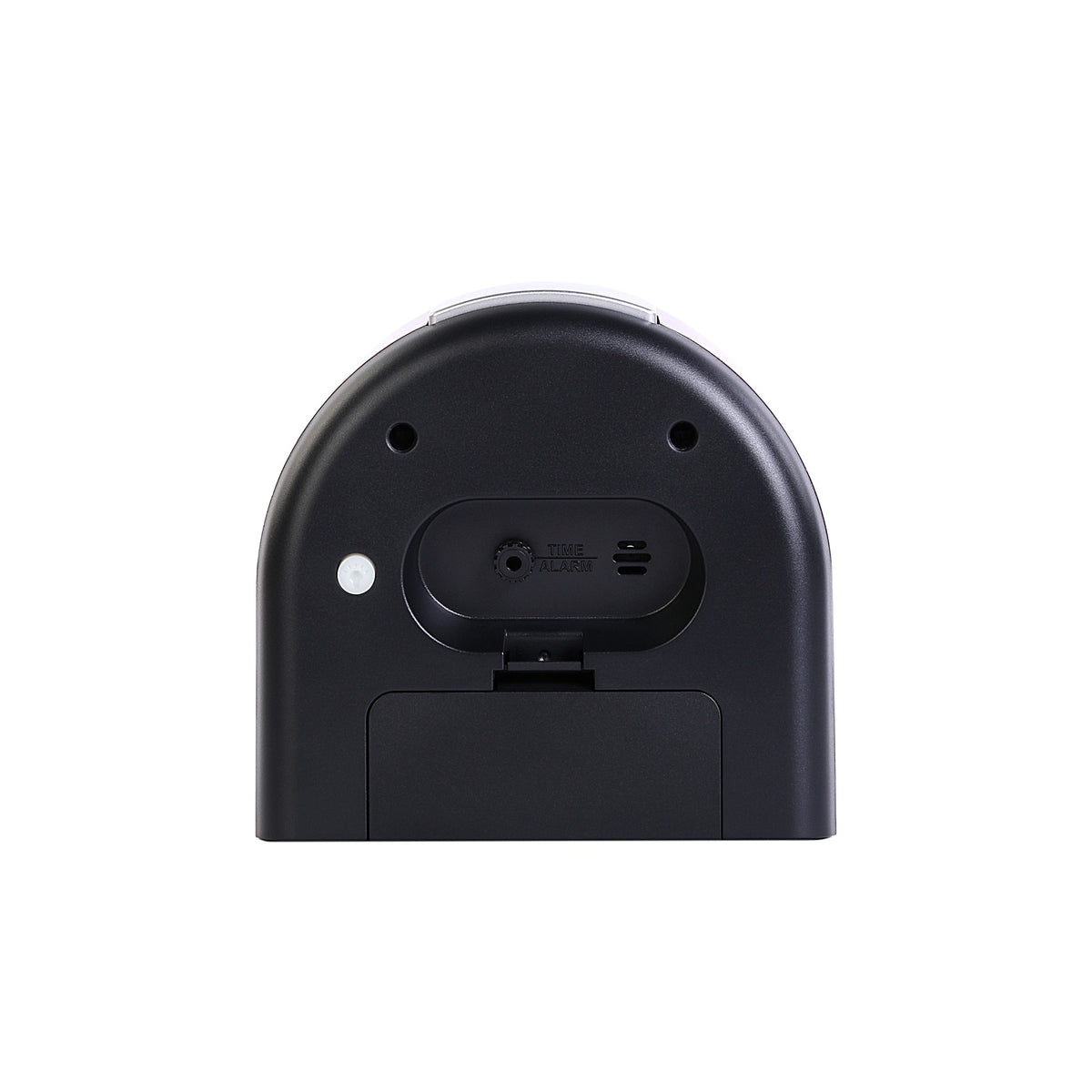 Red Silent Sweep Battery Alarm Clock with Light QHE211R