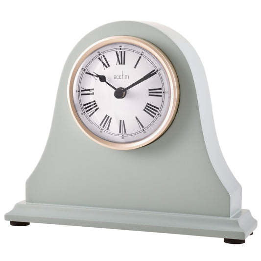Blue Quartz Battery Mantle Mantel Clock Greyjoy 33845