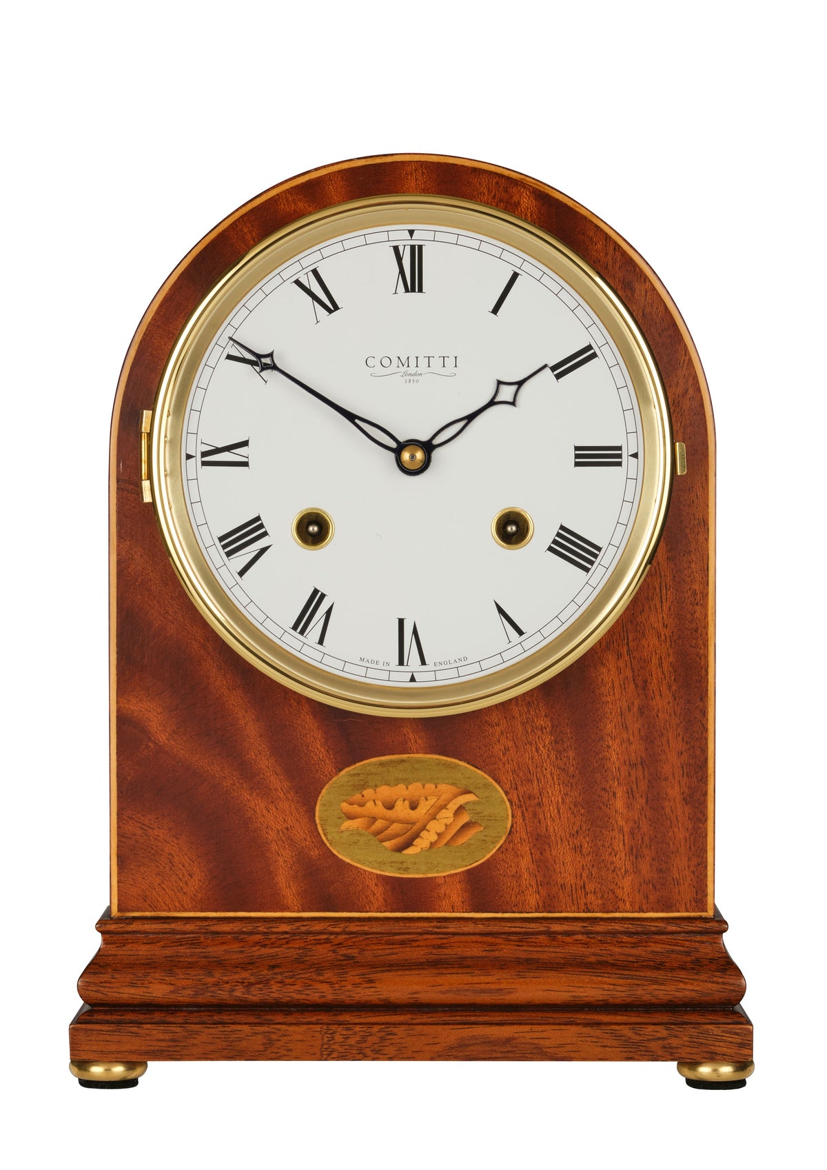 Mahogany Wooden 8 Day Bell Strike Mantel Clock Regency C4102S
