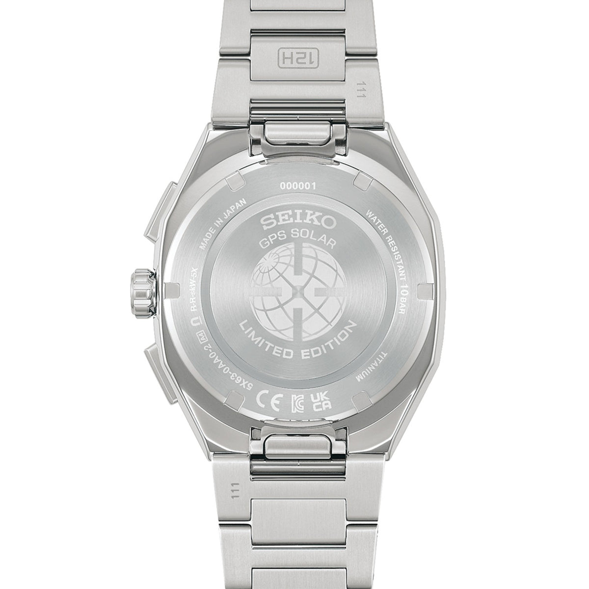 Gents 145th Anniversary Titanium GPS Solar Watch Limited Edition HAB004J1