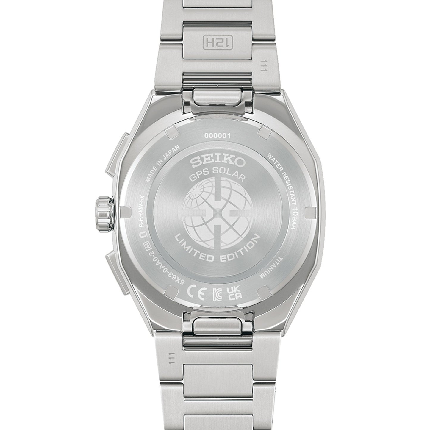 Gents 145th Anniversary Titanium GPS Solar Watch Limited Edition HAB004J1