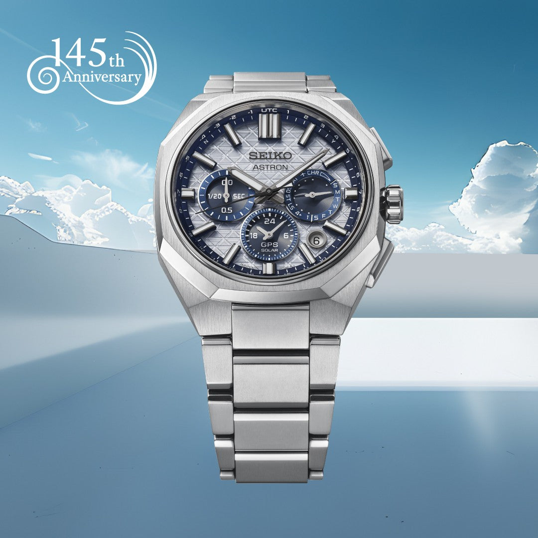 Gents 145th Anniversary Titanium GPS Solar Watch Limited Edition HAB004J1