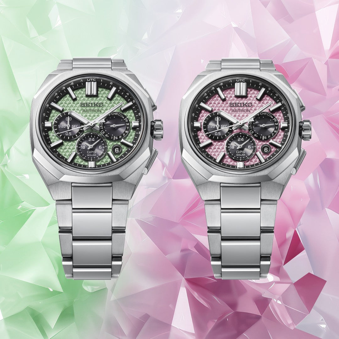 Titanium GPS Solar Limited Edition Watch Crystal Pink HAB006J1