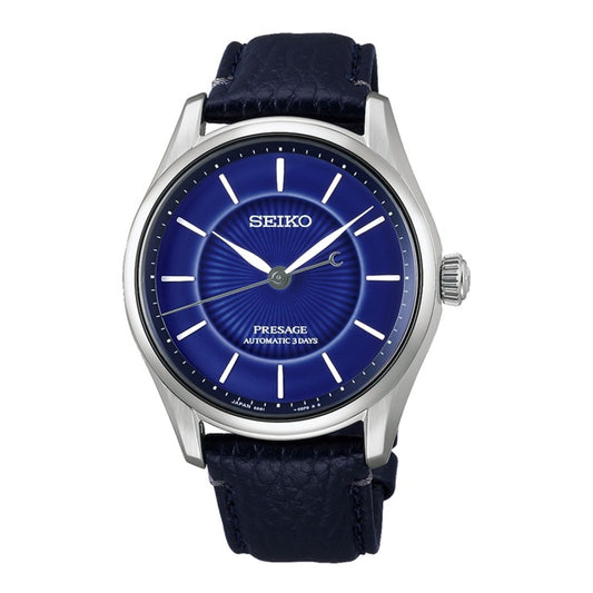 HCC007J1 Seiko Presage Gents Stainless Steel 145th Anniversary Limited Edition “Craftsmanship” Classic Series Arita Porcelain Watch in Ruri blue