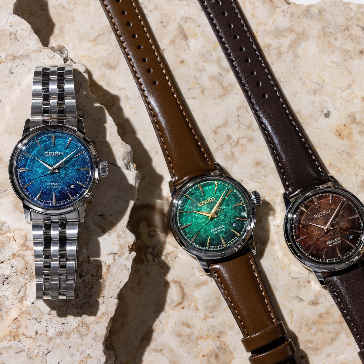 Presage Automatic Cocktail Time Watch 'Mint Mist' HCB002J1