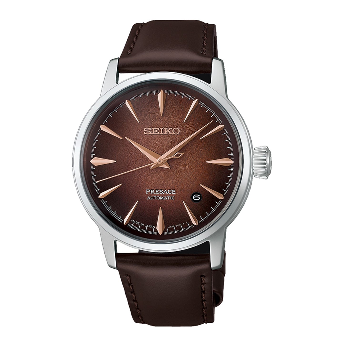 Presage Gents Automatic Cocktail Time Watch 'Whisky Mist' HCB003J1