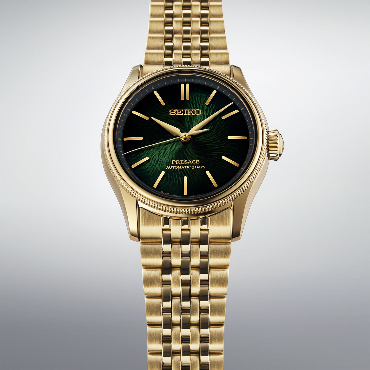 Presage Classic Series Limited Edition Automatic Watch in Matsuba-iro green HCC009J1