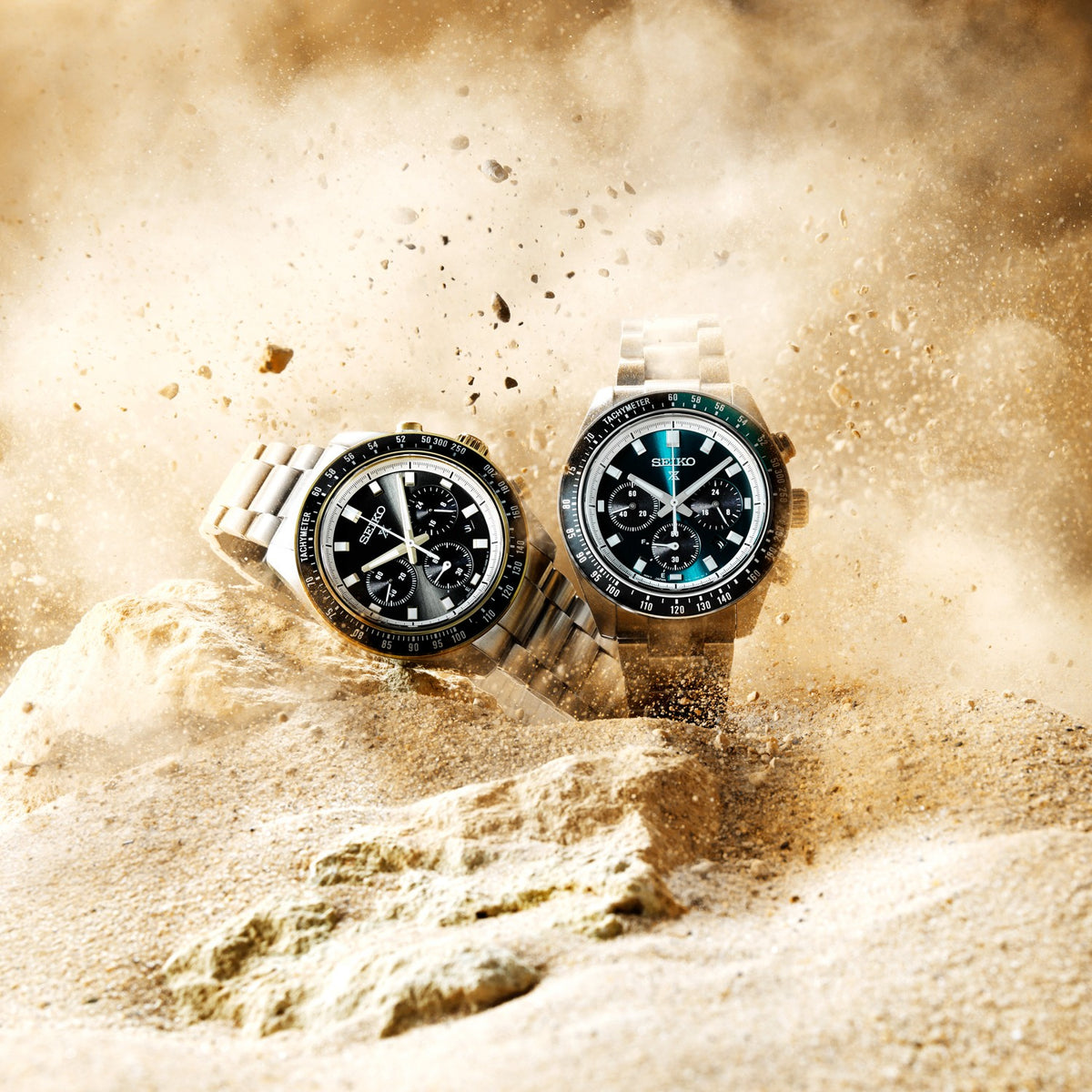 HBJ003P1 SEIKO PROSPEX WATCH GENTS SAINLESS STEEL SPEEDTIMER CHRONOGRAPH WITH DATE RACING