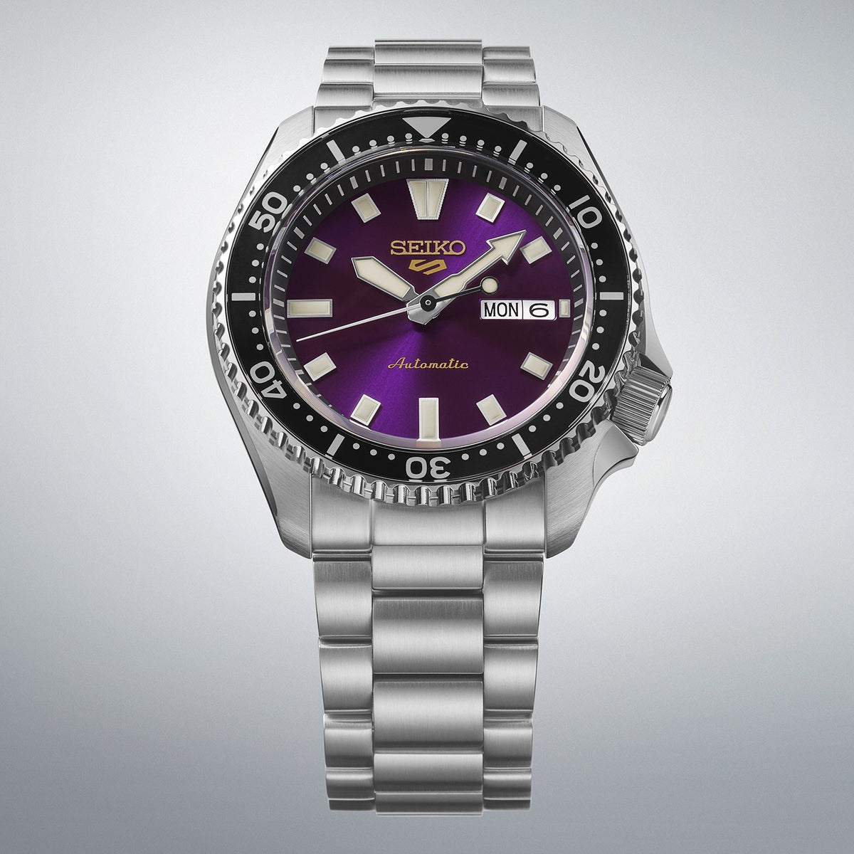 HDB003K1 Seiko 5 Sports Gents 145th Anniversary Limited Edition Automatic Watch in Edo Purple