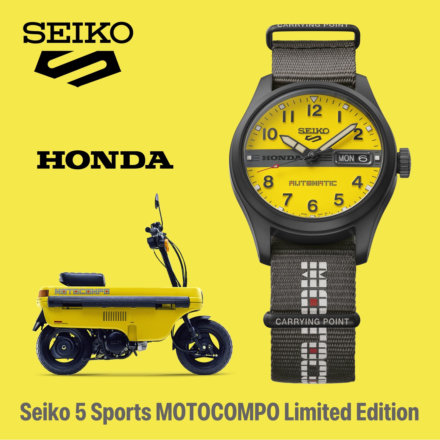 Sports 5 Honda Motocompo Watch Limited Edition HDB010K1