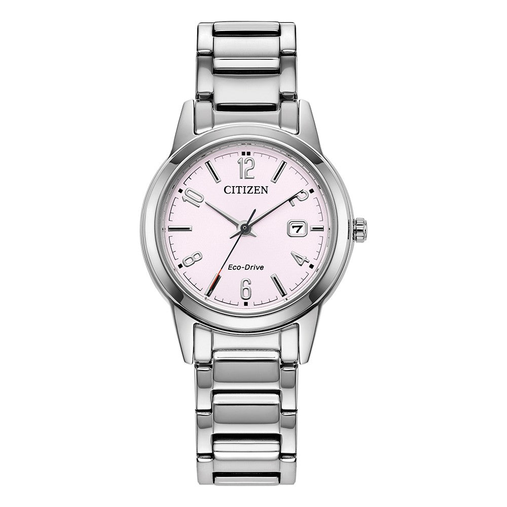 Ladies Stainless Steel Eco-Drive Watch on Bracelet FE1241-71Z