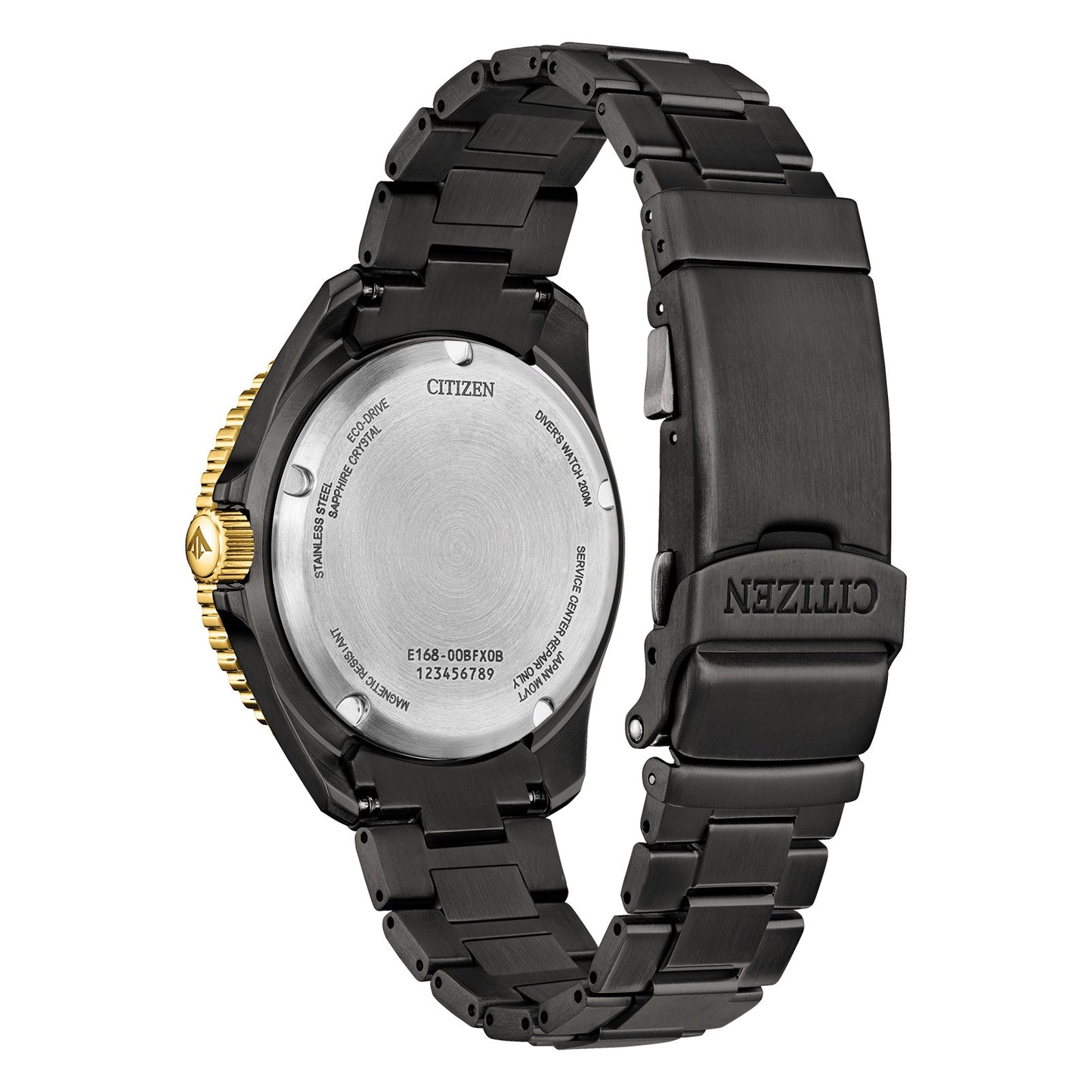 Promaster 2 Tone Steel Diver's Eco-Drive Watch on Bracelet with Date BN0264-53E