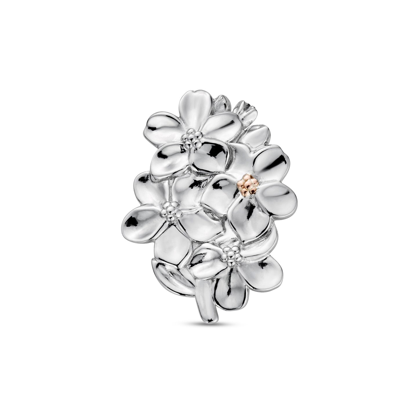 Silver & Gold Ladies Nature's Wonder Forget-Me-Not Brooch 3SNWO1412