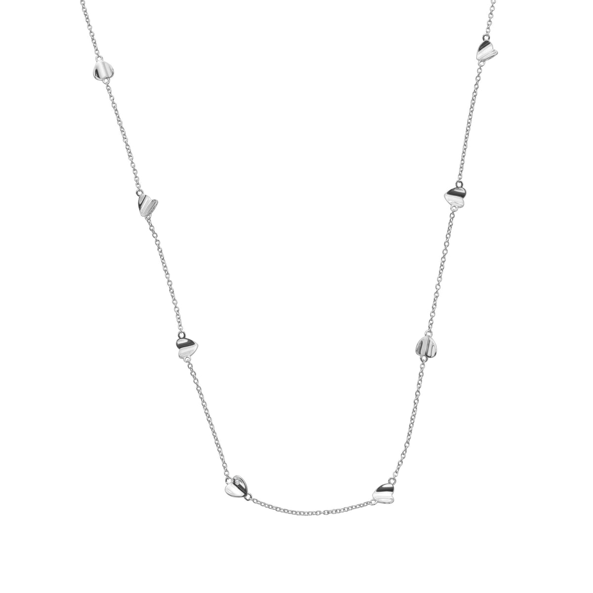 Hot Diamonds Much Loved Heart Station Necklace DN246 40-45cm