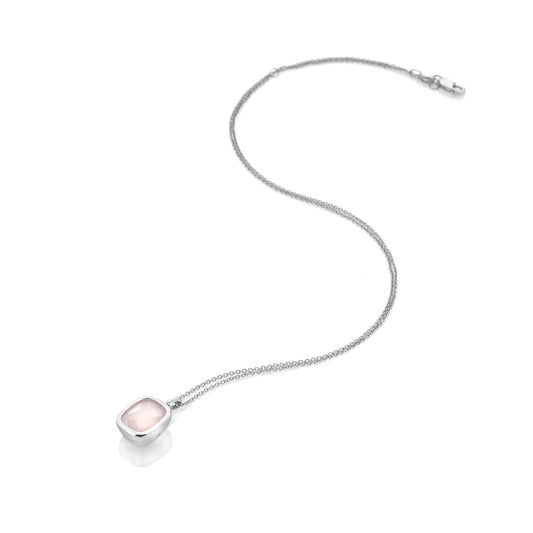Hot Diamonds Sterling Silver Rose Quartz  Pendant DP1115