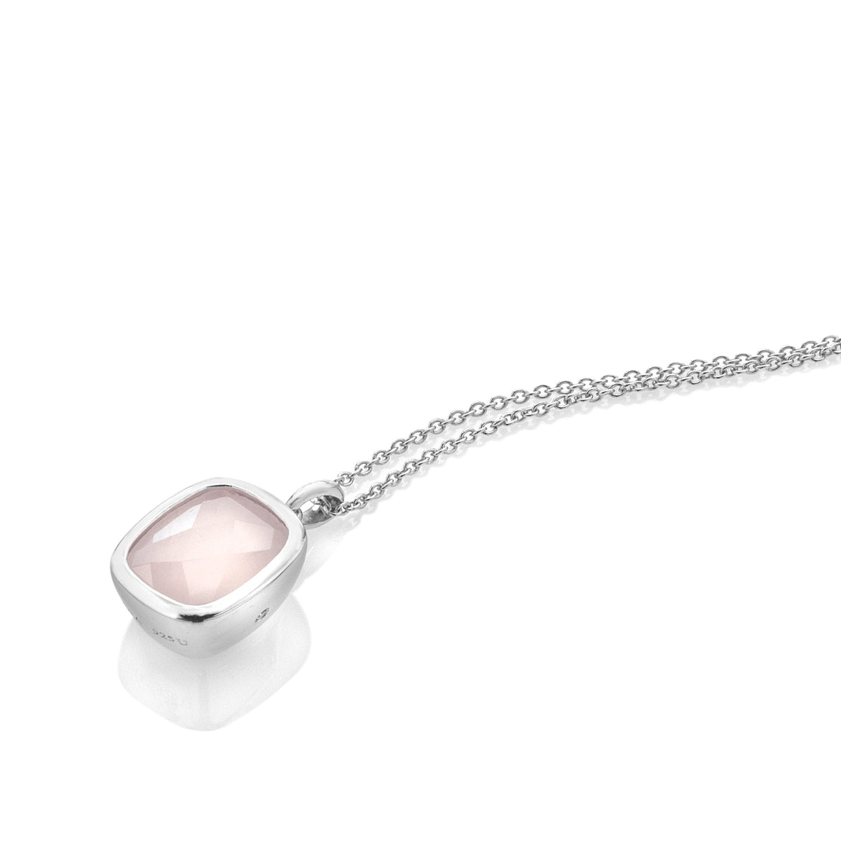 Hot Diamonds Sterling Silver Rose Quartz   Necklace DP1115