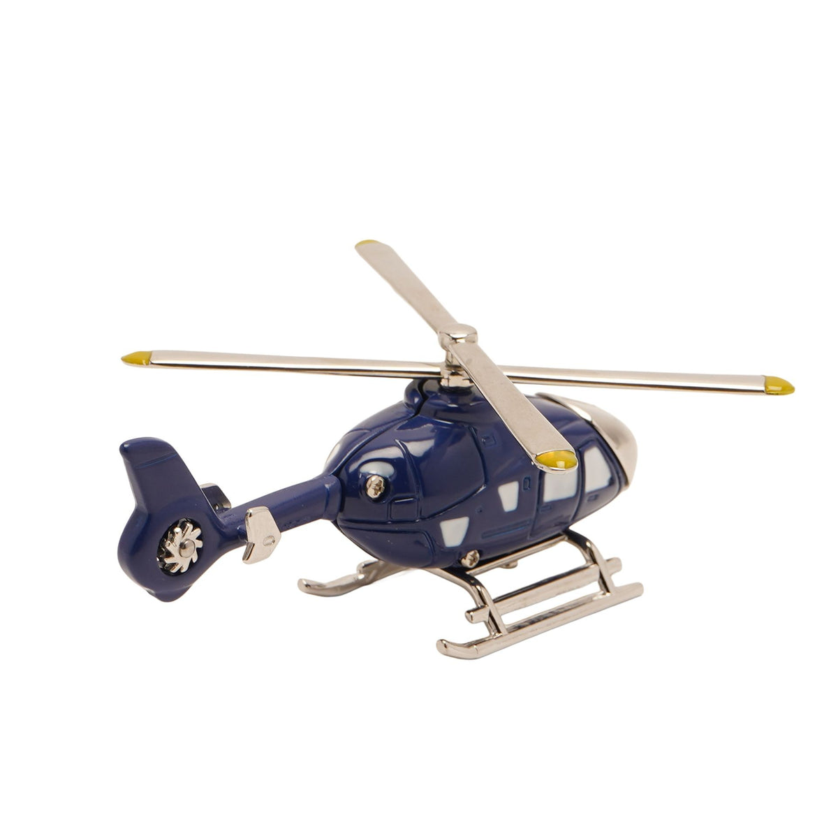9531 Miniature Quartz Battery Helicopter Desk Clock by Widdop Back