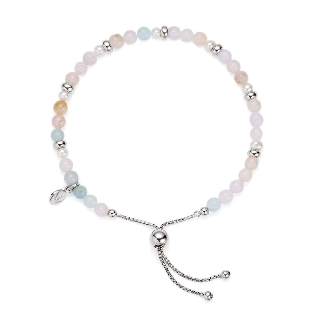 Silver Sky Freshwater Pearl & Semi-Precious Gemstone Bracelet 1827927